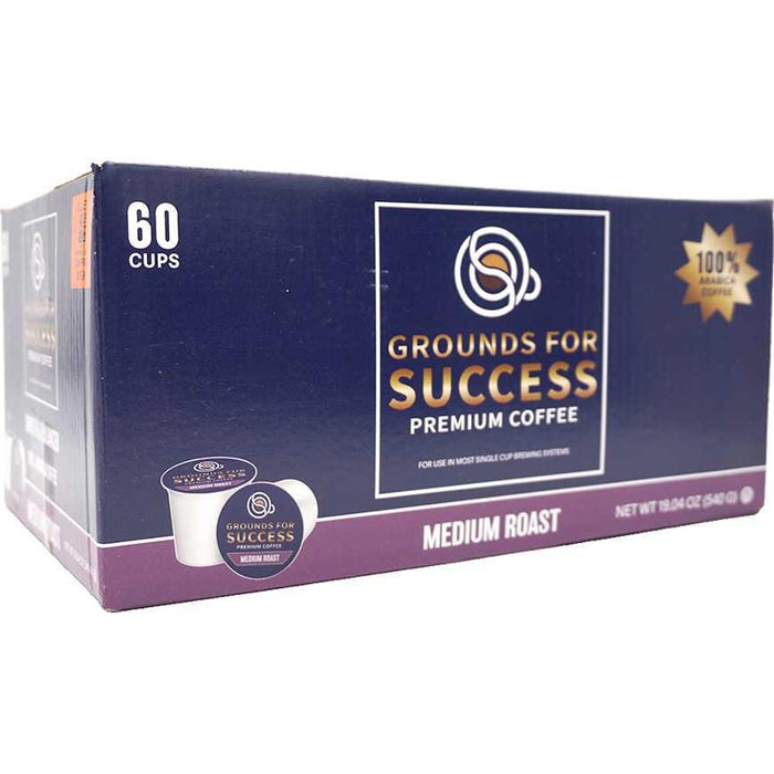 Grounds for Success Premium Coffee K-Cups Medium Roast 60 ct.