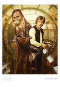 Han and Chewie by Christopher Clark