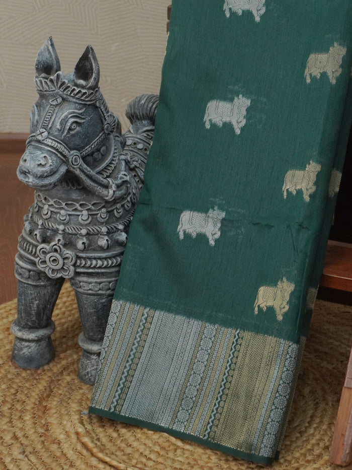 Handloom Silk Cotton Saree | TTDS3453