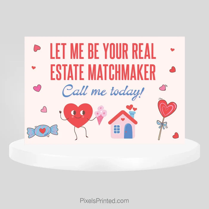 Happy Valentine's Day Wishes | Realtor Postcard PixelsPrinted