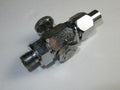 Hex chrome petcock 1950s Triumph BSA PETROL TAP 1/8 X 1/4 GAS push pull