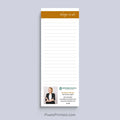 Howard Hanna Things to Do realtor notepad with headshot and contact information