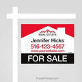 Independent agent real estate for sale sign panels PixelsPrinted