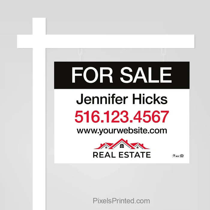 Independent agent real estate for sale sign panels PixelsPrinted