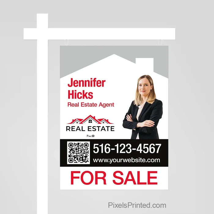Independent agent real estate for sale sign panels PixelsPrinted