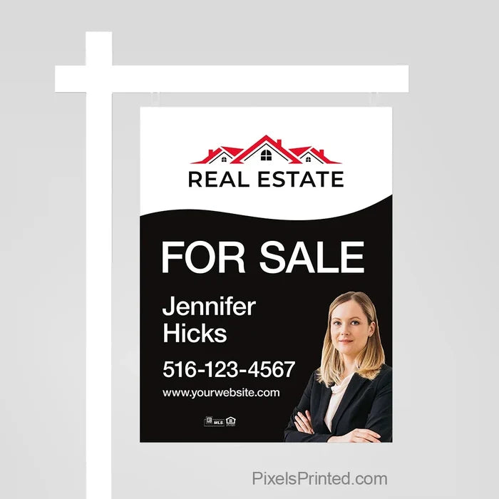 Independent agent real estate for sale sign panels PixelsPrinted