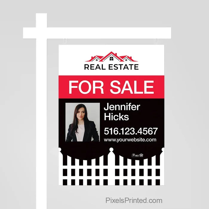 Independent agent real estate for sale sign panels PixelsPrinted