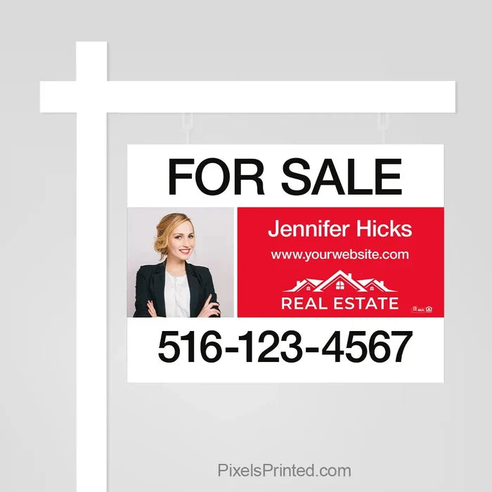 Independent agent real estate for sale sign panels PixelsPrinted