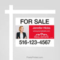 Independent agent real estate for sale sign panels PixelsPrinted