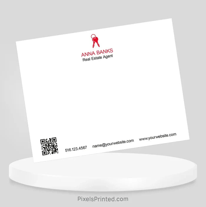 Independent real estate notecards notecards PixelsPrinted