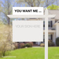 independent real estate sign riders PixelsPrinted