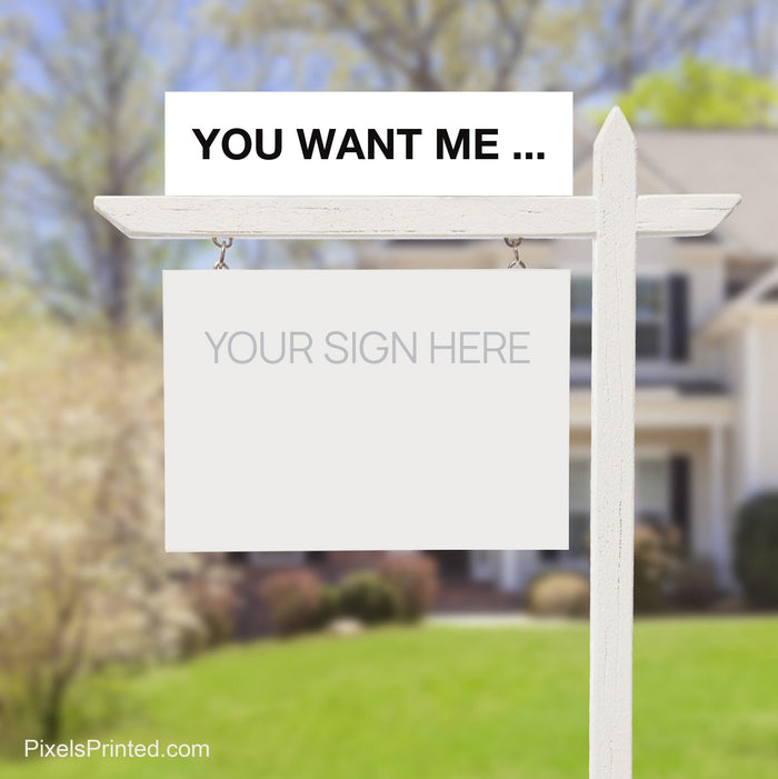 independent real estate sign riders PixelsPrinted