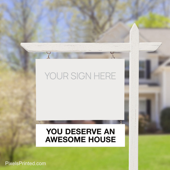 independent real estate sign riders PixelsPrinted
