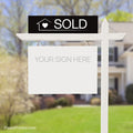 independent real estate sold sign riders PixelsPrinted