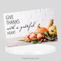 Independent real estate Thanksgiving postcard PixelsPrinted