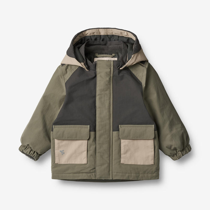 Wheat Outerwear Jacket Laust Tech Jacket 1133 dry leaves