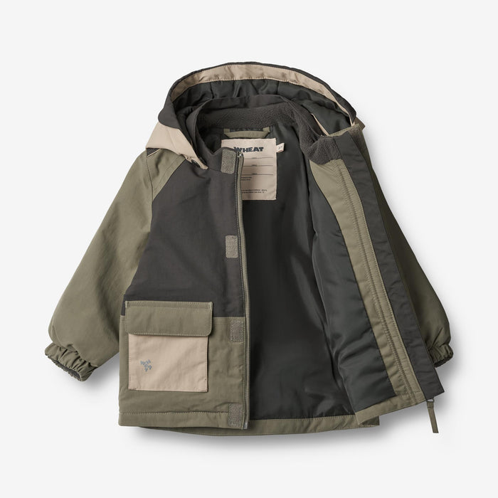 Wheat Outerwear Jacket Laust Tech Jacket 1133 dry leaves