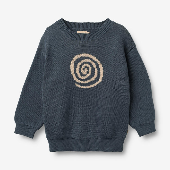Wheat Main Jacquard Pullover Lesley Pullover 1060 ink