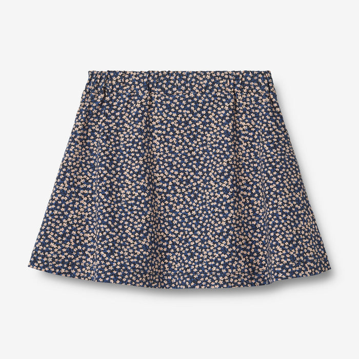 Wheat Main Jersey Skirt Rosie Skirt 1481 blue flowers