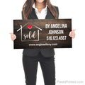 Closing day celebration sign for real estate professionals.