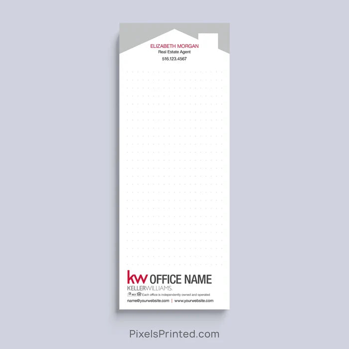 Keller Williams bullet journal realtor notepad with house design