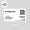 Keller Williams business card stickers PixelsPrinted