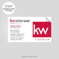 Keller Williams business card stickers PixelsPrinted