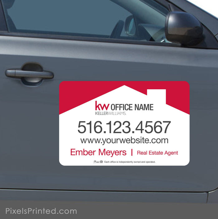 Keller Williams car magnets PixelsPrinted