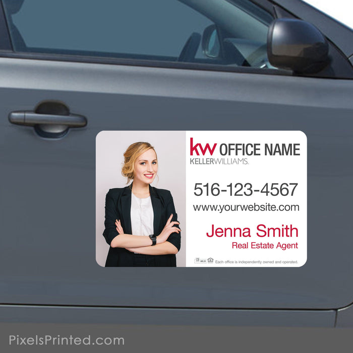 Keller Williams car magnets PixelsPrinted