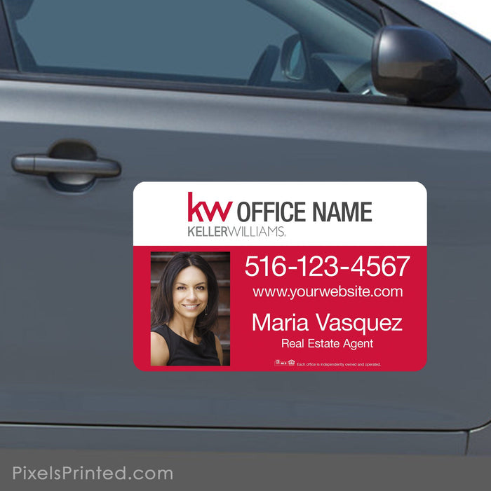 Keller Williams car magnets PixelsPrinted