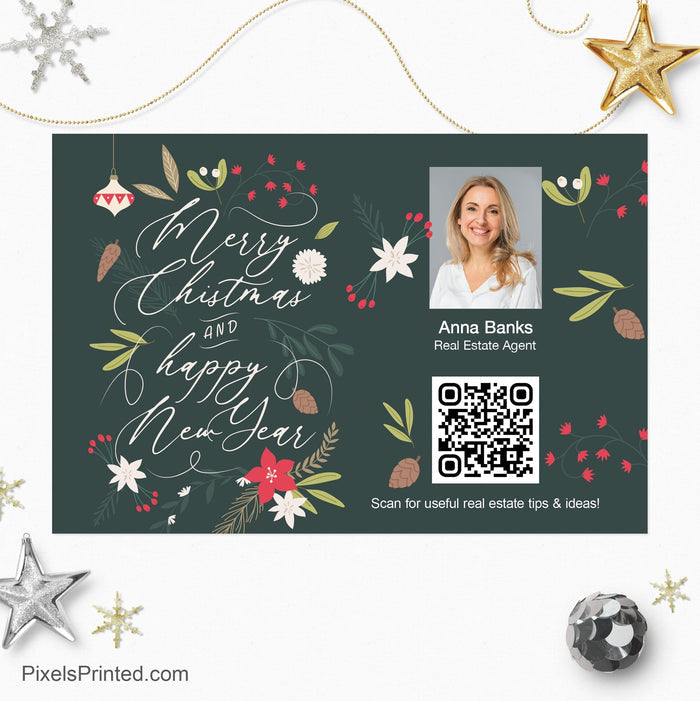 Keller Williams Christmas holiday postcards PixelsPrinted