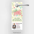 Keller Williams Hello Spring Real Estate Door Hanger PixelsPrinted