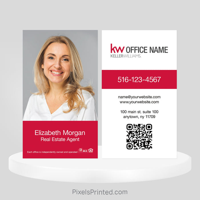 Keller Williams real estate business cards Business Cards PixelsPrinted