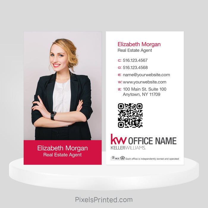 Keller Williams real estate business cards Business Cards PixelsPrinted