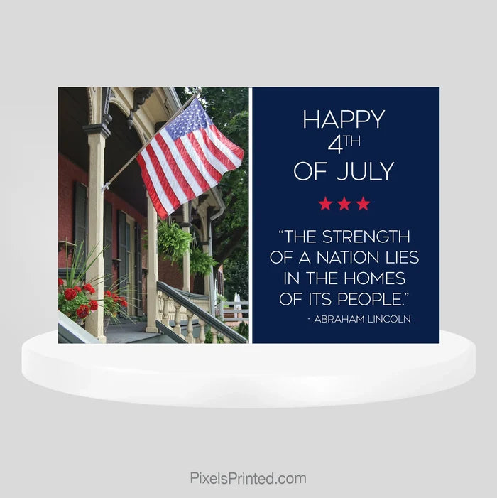 Keller Williams real estate Fourth of July postcards PixelsPrinted