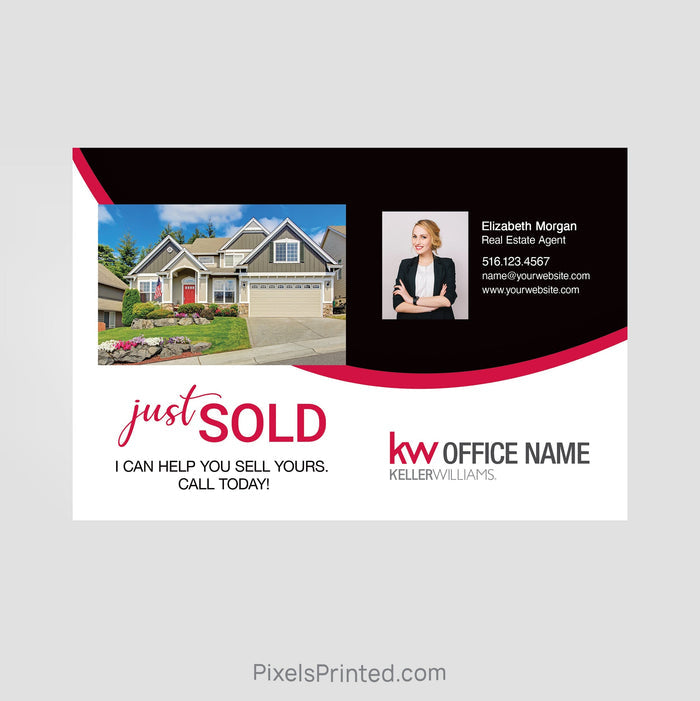 Keller Williams real estate just sold postcards PixelsPrinted