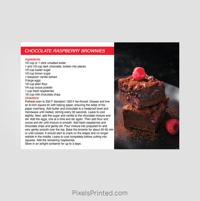 Keller Williams real estate recipe postcards PixelsPrinted