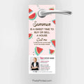 Keller Williams summer bigger yard real estate door hanger PixelsPrinted