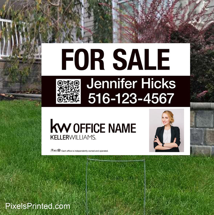 Keller Williams yard signs yard signs PixelsPrinted