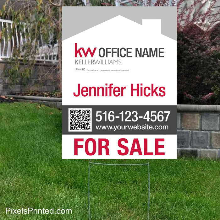 Keller Williams yard signs yard signs PixelsPrinted