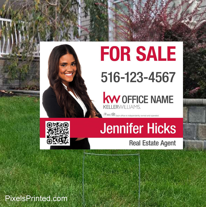 Keller Williams yard signs yard signs PixelsPrinted