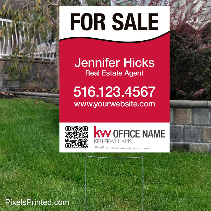 Keller Williams yard signs yard signs PixelsPrinted