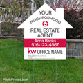 Keller Williams your neighborhood agent yard signs, your neighborhood realtor yard signs
