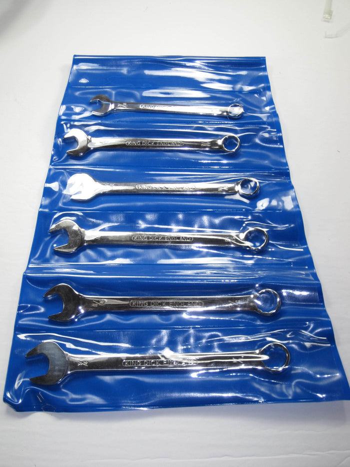 King Dick AF 6 piece wrench set SAE combination wrenches tools Across the Flats