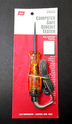 Lisle motorcycle electrical circuit tester continuity light 24550 computer safe
