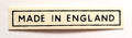 Made in England BLACK vinyl frame decal TRIUMPH NORTON BSA UK