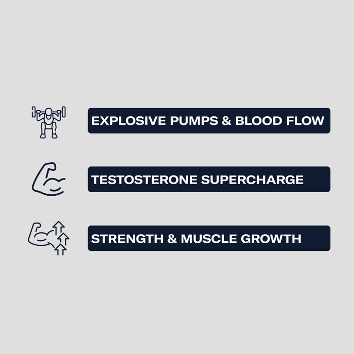 Platinum Mass Load Stack supplement facts panel with ingredients and serving details