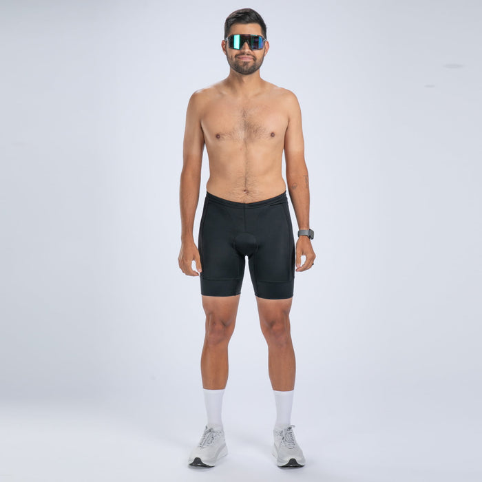 Zoot Sports TRI SHORTS 7" INSEAM Men's Core Tri 7" Fleece Chamois Short - Jet Black