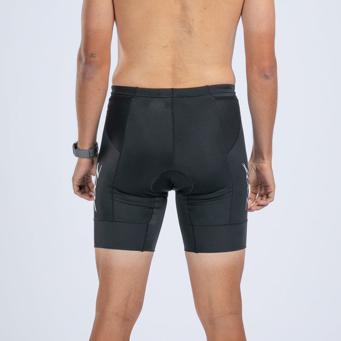 Zoot Sports TRI SHORTS 7" INSEAM Men's Core Tri 7" Fleece Chamois Short - Jet Black