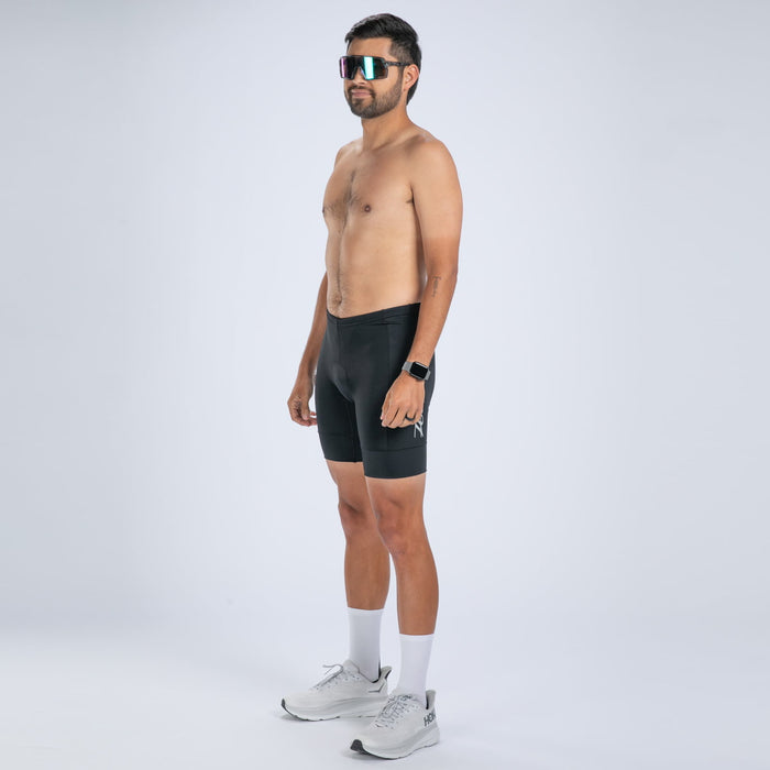 Zoot Sports TRI SHORTS 7" INSEAM Men's Core Tri 7" Fleece Chamois Short - Jet Black